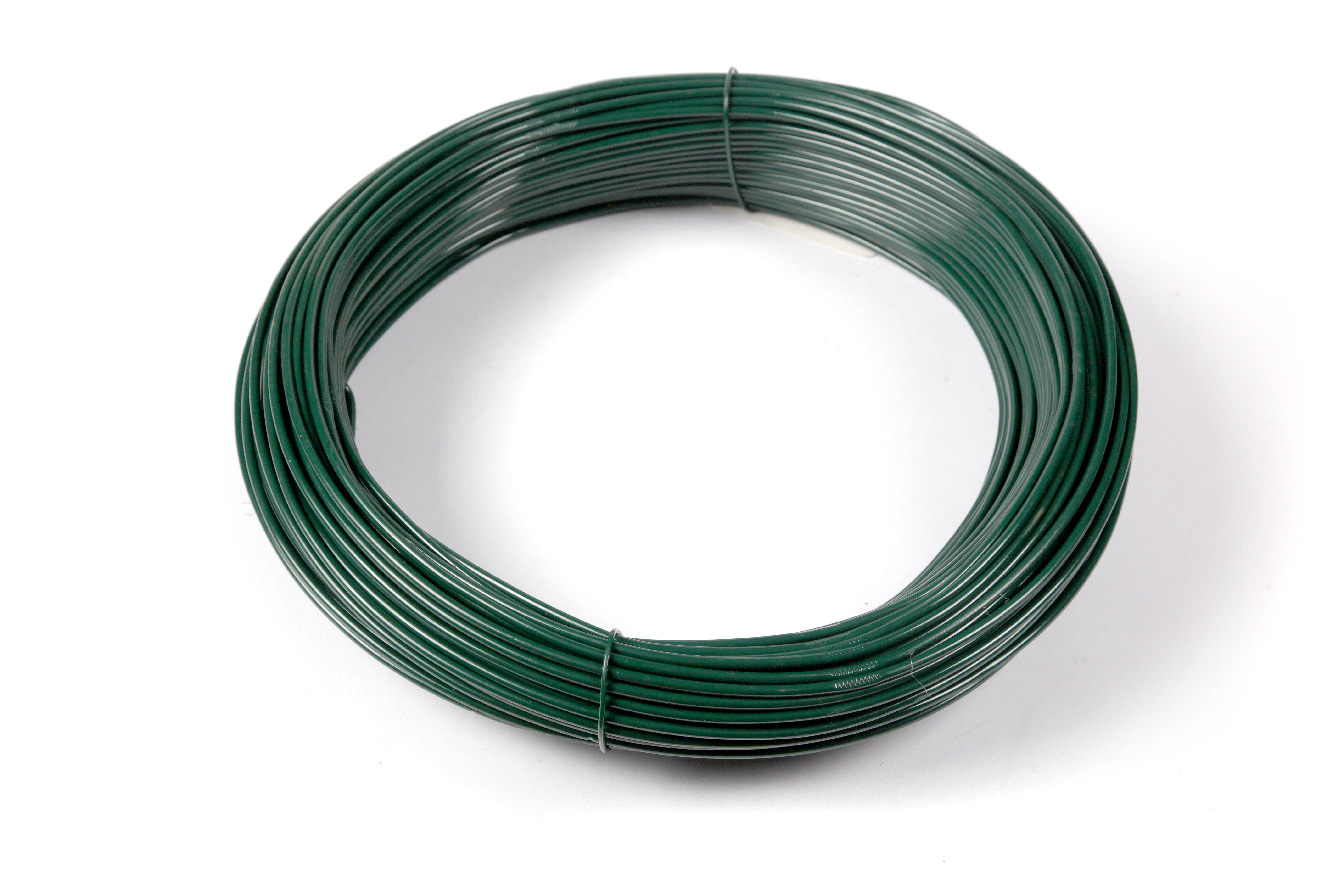 Bindedraht 2,0 mm PVC Ring GRÜN, 25 lfdm